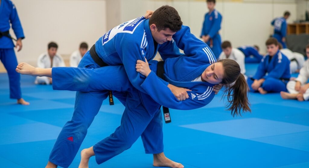 Krav Maga self-defense technique in training