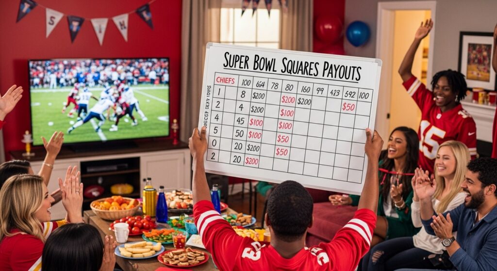 Super Bowl Party Payout Example