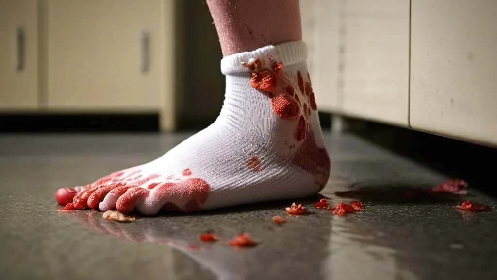athlete's foot contagious signs