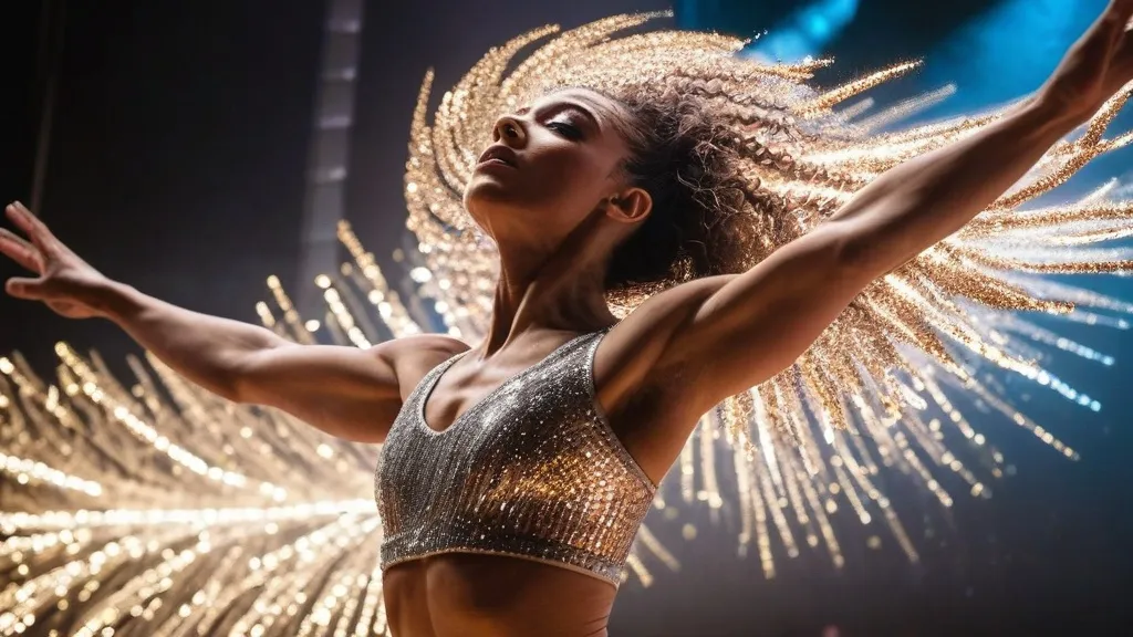 dancer mid-performance highlighting athleticism