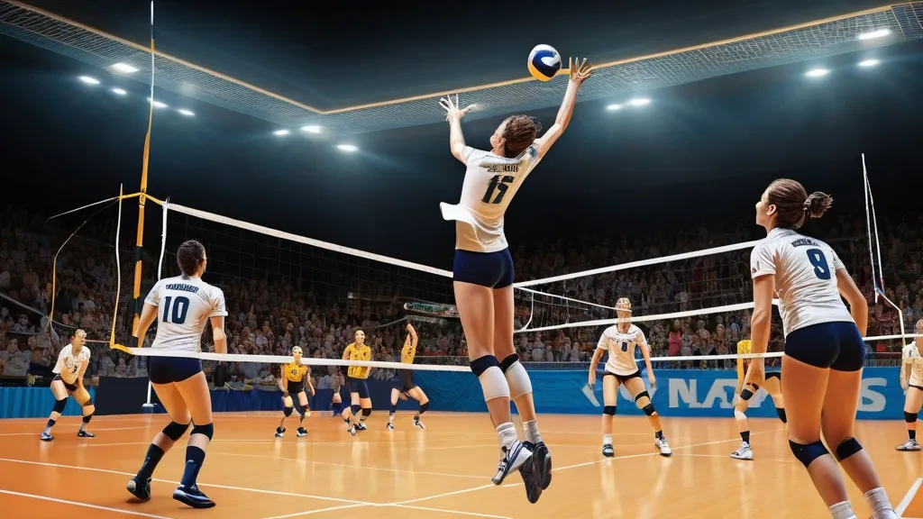 volleyball positions diagram
