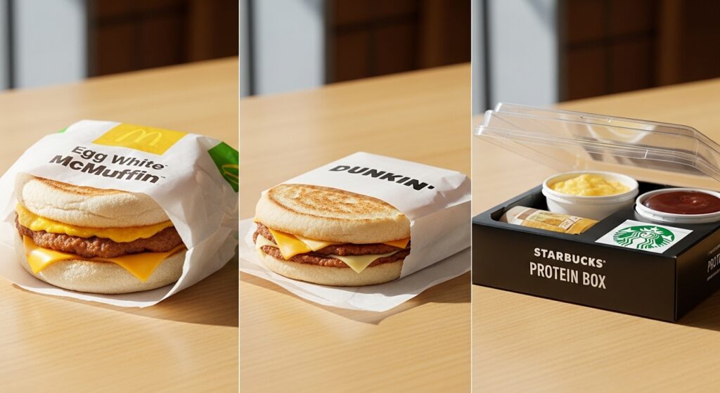 High protein breakfast fast food options