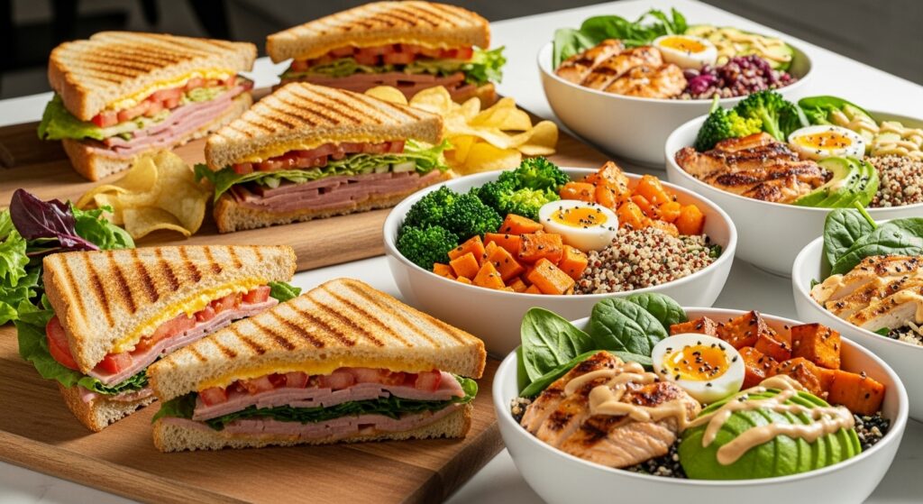 Lean high protein fast food meals