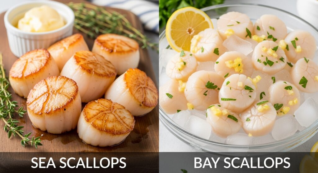 Sea Scallops vs Bay Scallops