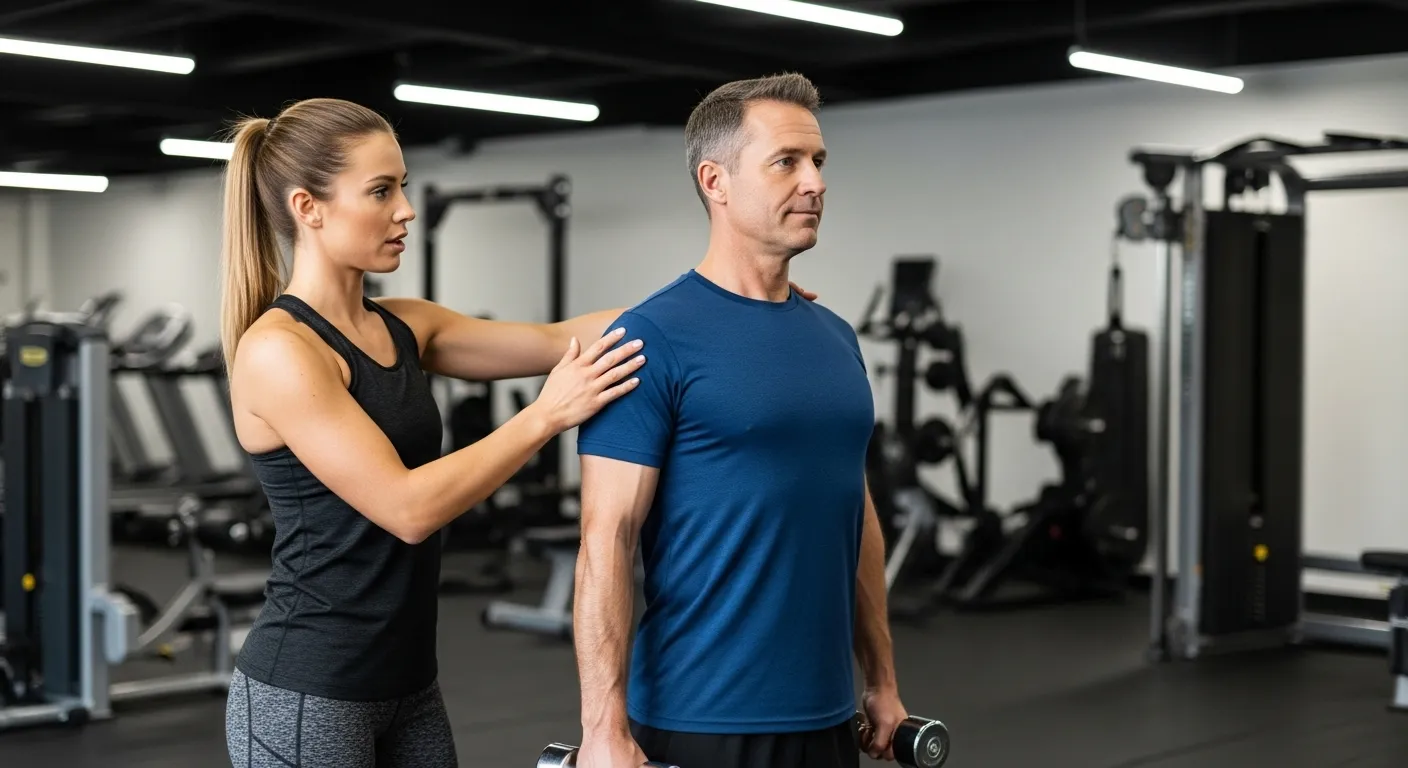 dumbbell shoulder press