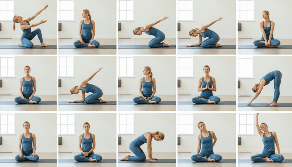 Simple yoga flow