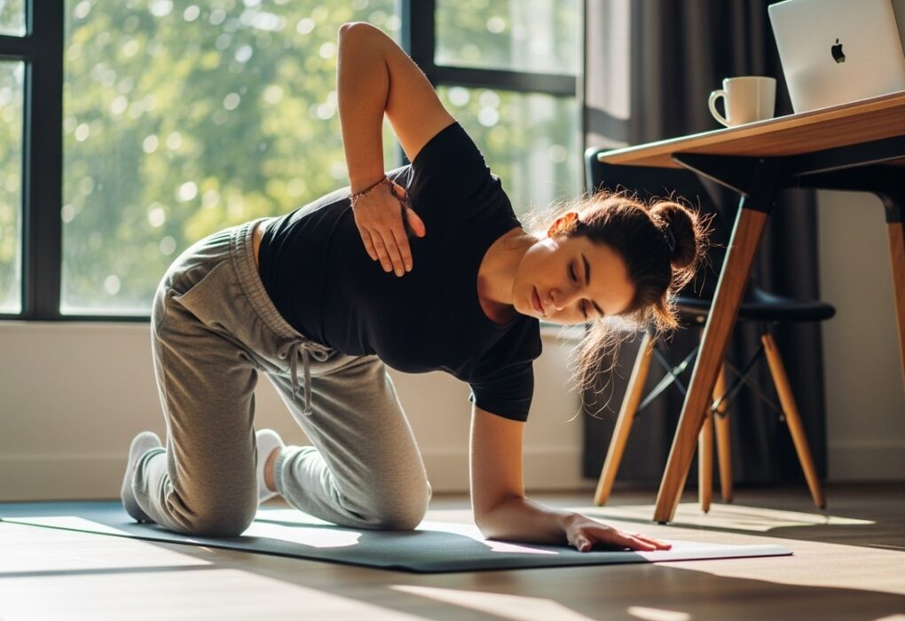 thread the needle stretch