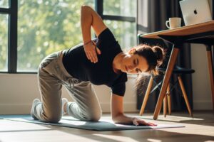 thread the needle stretch